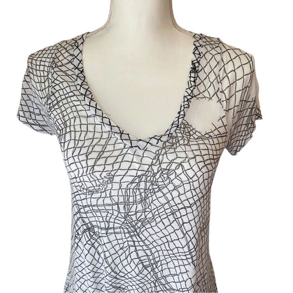 Lauren Moshi Beverly Hills Black White Dress Size XS NWOT - Picture 5 of 8